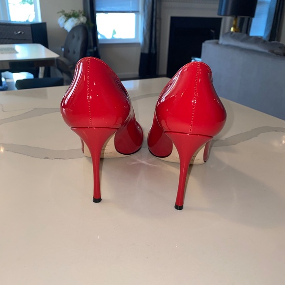 New* Sergio Rossi Red Pump Stiletto US Size 7.5 - Picture 4 of 10